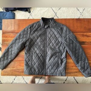 Vince Camuto Men's Charcoal Quilted Puffer Jacket